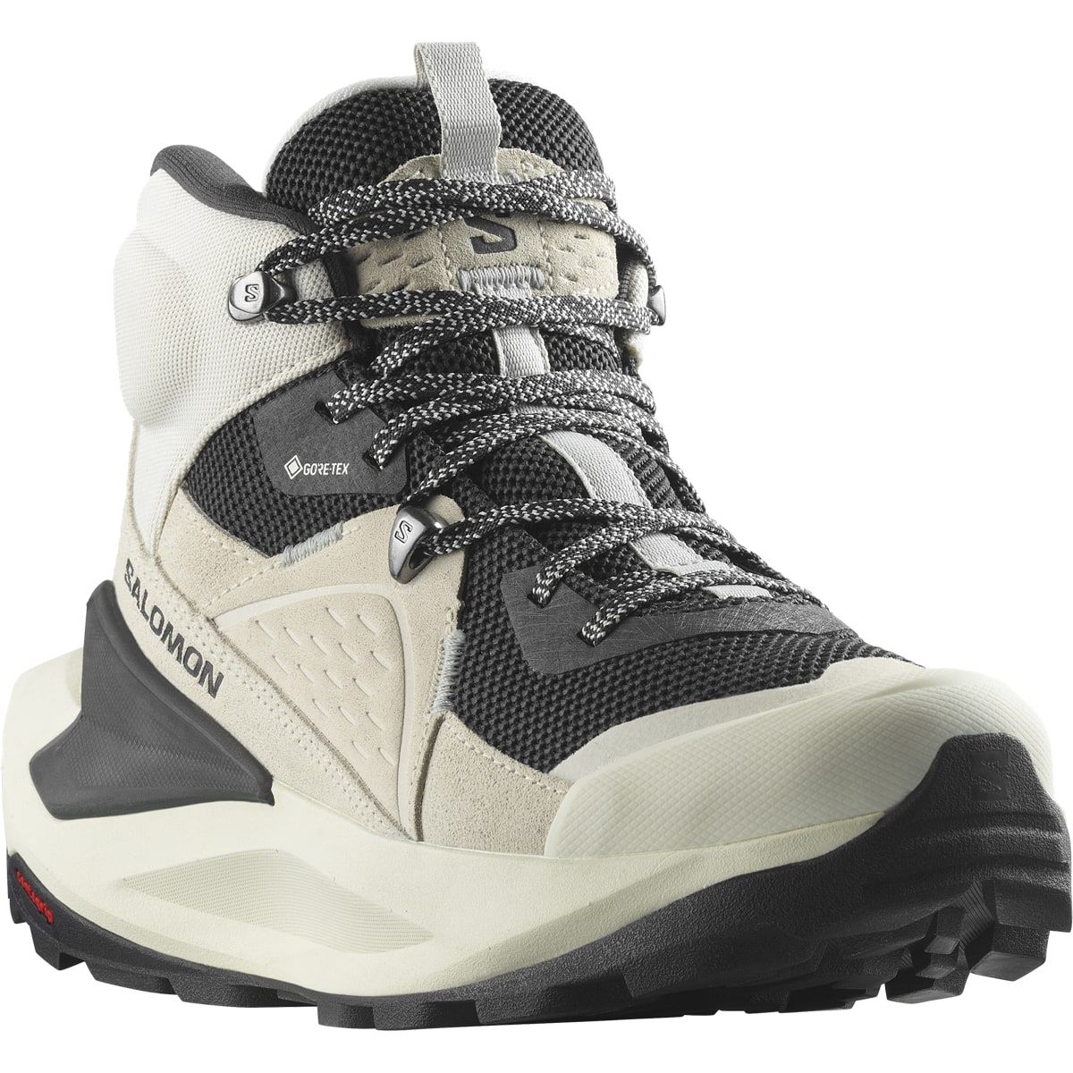 スニーカー Salomon Elixir Mid GTX W Vanilla Ice Phantom l SALOMON VANILLA ICE/PHANTOM/LEMON ELIXIR SNEAKERS | miinto
